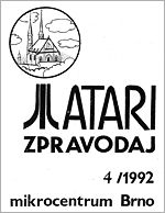 Obálka — Brno - Zpravodaj 4/1992