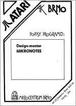 Obálka — AK Brno - Design-master, Mikronotes