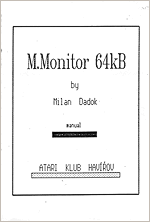 Obálka — M.Monitor 64kB