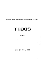 Obálka — TT DOS v 1.1