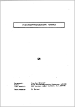 Obálka — Mikroprocesor 6502