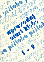 Obálka — Příloha Zpravodaje I (2)